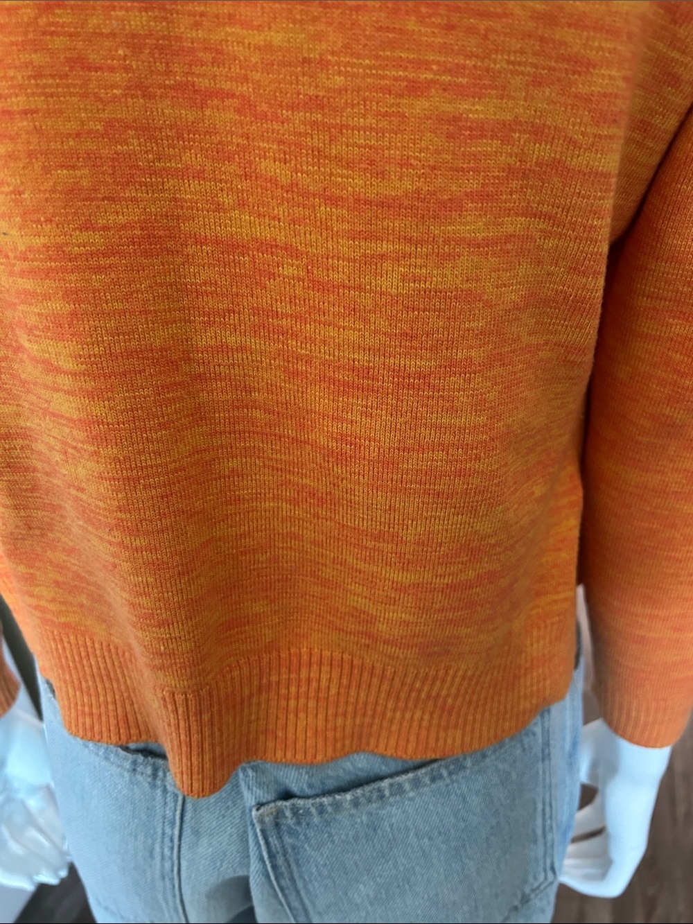 Salvatore Ferragamo Virgin Wool Space-Dyed Open Cardigan XS/S Italy - Picture 9 of 9